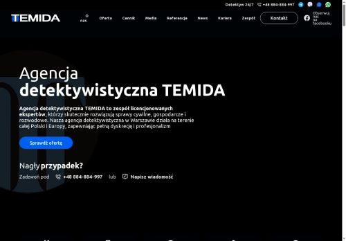 opinie Agencja detektywistyczna TEMIDA - prywatny detektyw Warszawa