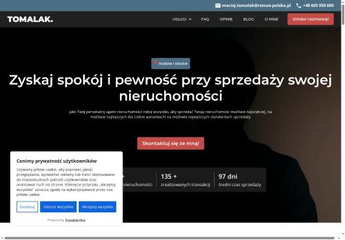 opinie Agent nieruchomości Maciej Tomalak