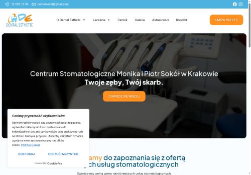 opinie Centrum Stomatologii Dental Esthetic Monika i Piotr SOKÓŁ