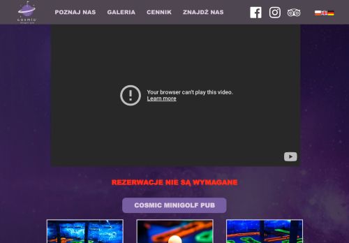 opinie Cosmic Minigolf Pub