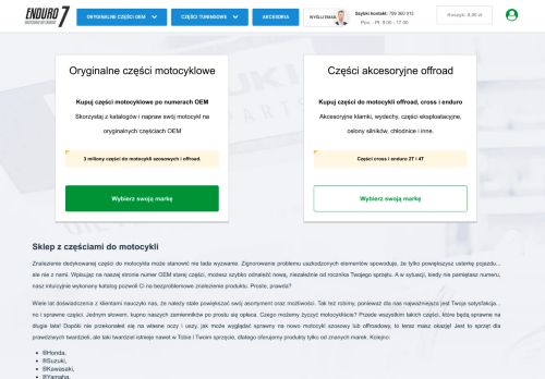 opinie ENDURO7 - sklep z częściami do motocykli