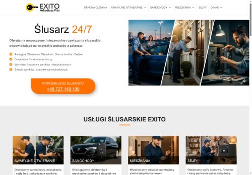 opinie Exito - Ślusarz 24h & Awaryjne Otwieranie