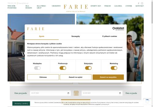 opinie FARIE - miejsce dla grup na Mazurach