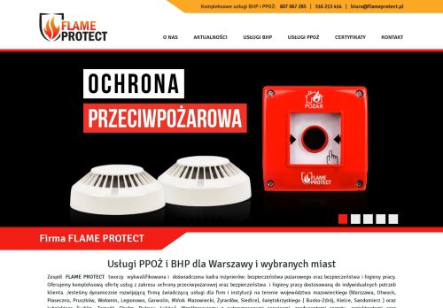 opinie FLAME PROTECT KOMPLEKSOWE USŁUGI BHP I PPOŻ. S.C.