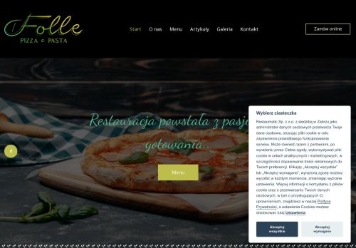 opinie Folle pizza e pasta