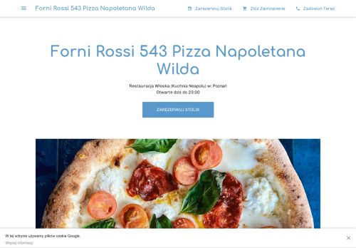 opinie Forni Rossi 543 Pizza Napoletana Wilda