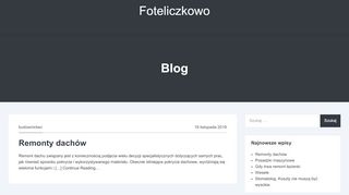 opinie Foteliczkowo.pl