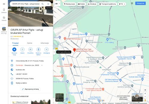 opinie GRUPA AP Artur Pigła - usługi brukarskie Poznań