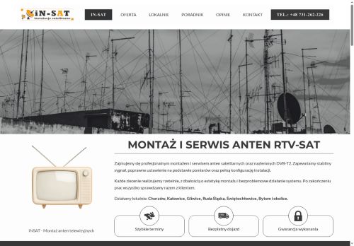 opinie INSAT - Montaż anten RTV/SAT