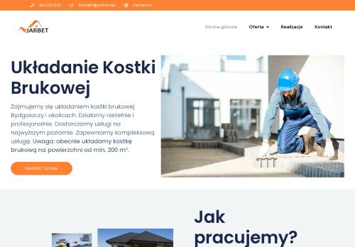 opinie Jarbet.net - Kostka brukowa, Nakło. JARBET