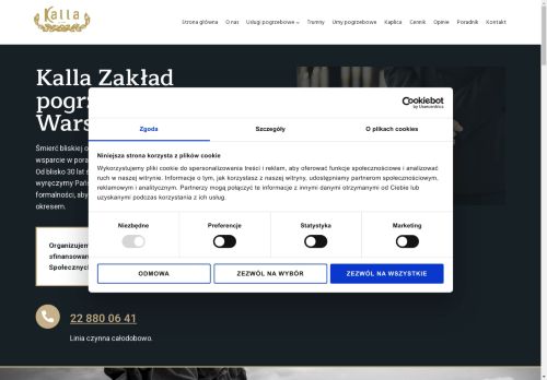 opinie Kalla Zakład Pogrzebowy Warszawa Mokotów - Usługi pogrzebowe