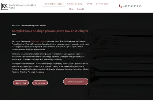 opinie Kancelaria Kanoniczna Magdalena Wojdała