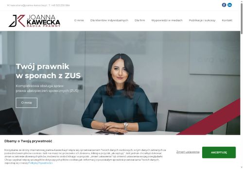 opinie Kancelaria Radcy Prawnego Joanna Kawecka