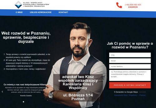 opinie Kancelaria Rozwodowa - Adwokat Klisz i Wspólnicy - Rozwód