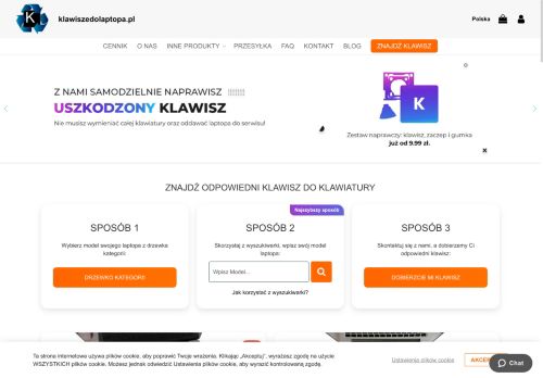 opinie Klawiszedolaptopa.pl - Klawisze do klawiatury, Klawisze do