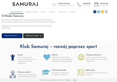 opinie Klub Sportowy Samuraj