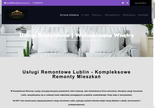 opinie Kompleksowe Remonty - Usługi Remontowo-Budowlane