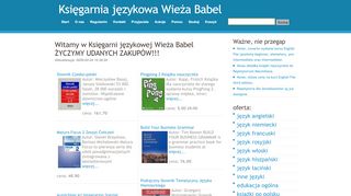 opinie Księgarnia językowa Wieża Babe