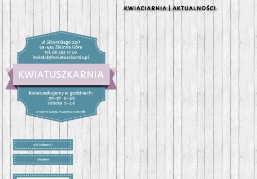 opinie Kwiatuszkarnia