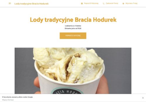 opinie Lody tradycyjne Bracia Hodurek
