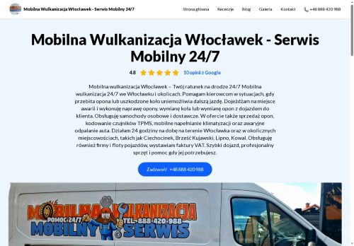 opinie Mobilna Wulkanizacja Włocławek - Serwis Mobilny 24/7