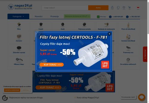 opinie Nagaz24.pl - sklep z częściami do instalacji LPG