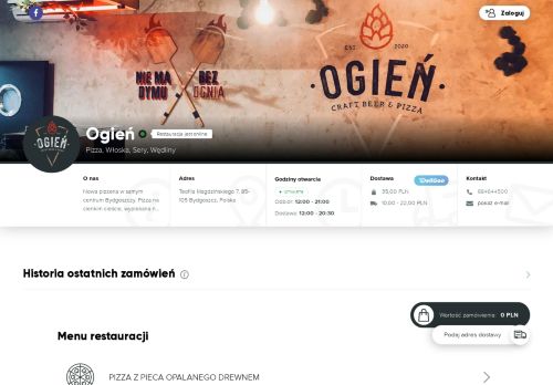opinie OGIEŃ Craft beer & pizza
