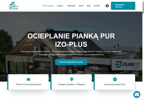 opinie Ocieplanie pianą Białystok - Ocieplanie poddaszy IZO-PLUS