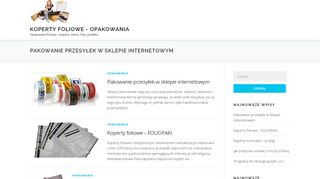 opinie Opakowania Logistyka Marketing