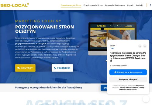opinie Pozycjonowanie Stron Olsztyn, Strony Internetowe WWW l