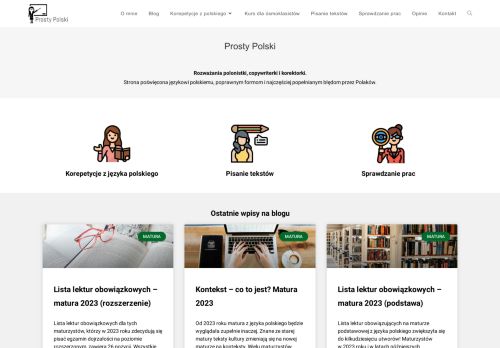 opinie Prosty Polski - Małgorzata Woźna