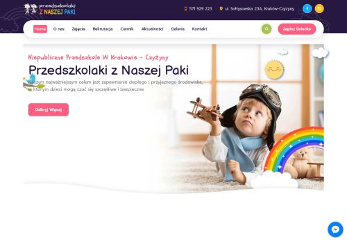 opinie Przedszkolaki z Naszej Paki – niepubliczne przedszkole Kraków