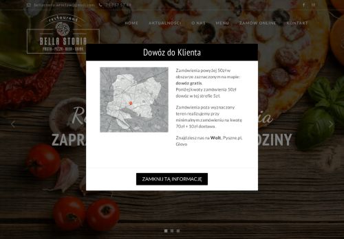 opinie Restauracja Bella Storia