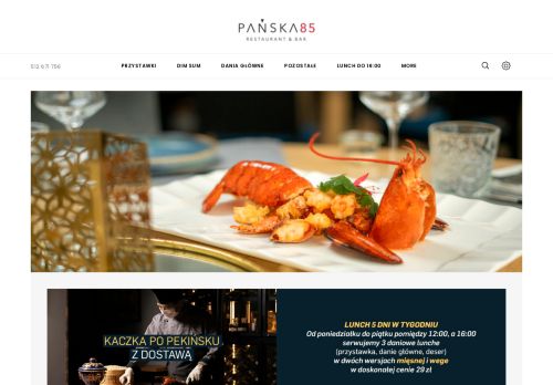 opinie Restauracja Pańska 85