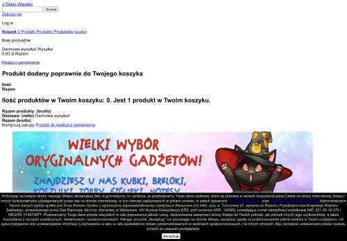 opinie Sklep Waneko