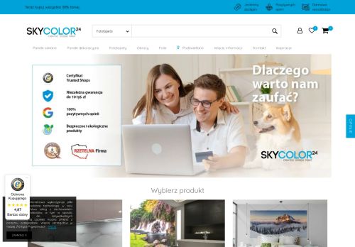 opinie Sklep z dekoracjami ściennymi - SKYCOLOR24