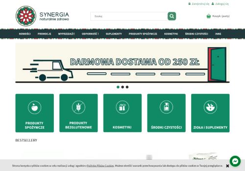 opinie Sklep ze zdrową żywnością - Synergia