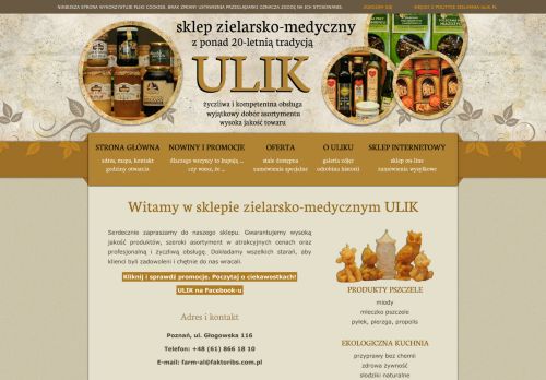 opinie Sklep zielarsko-medyczny ULIK