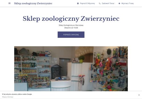 opinie Sklep zoologiczny Zwierzyniec