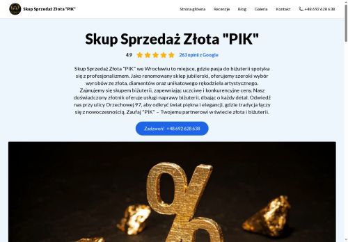 opinie Sprzdaż złota PIK