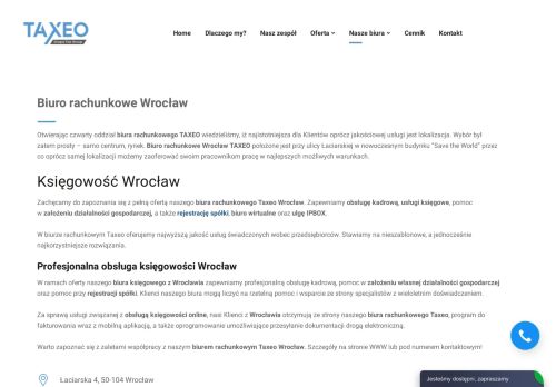 opinie Taxeo Biuro Rachunkowe Wrocław - Księgowość Wrocław