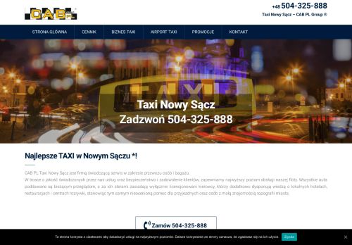 opinie Taxi Nowy Sącz CAB PL Group 
