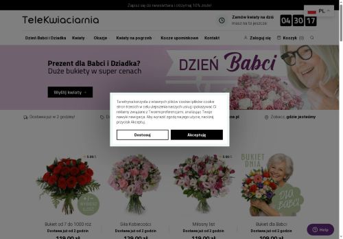 opinie Telekwiaciarnia Warszawa - florystyczna poczta, kwiatowa dostawa