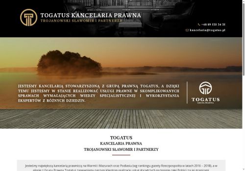 opinie Togatus Kancelaria Prawna Trojanowski Sławomir I Partnerzy